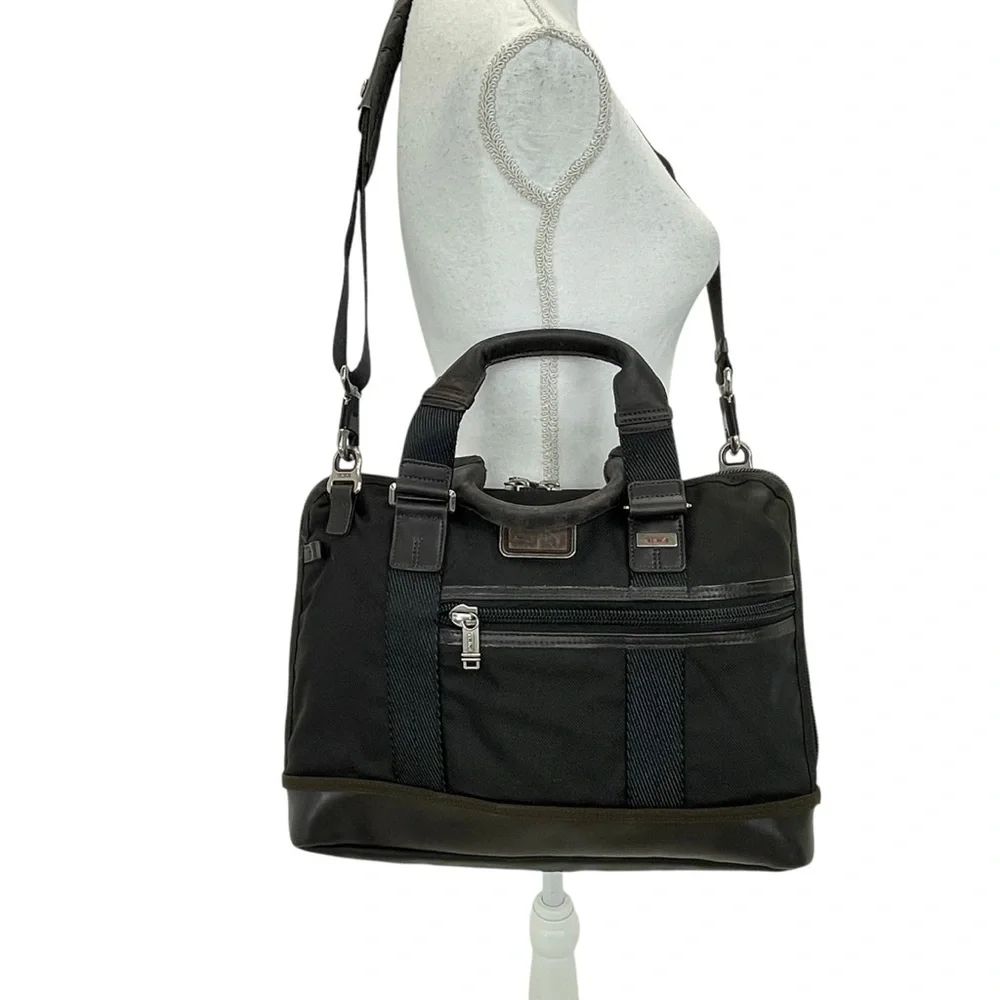 Tumi Organizer Brief Portfolio Brown